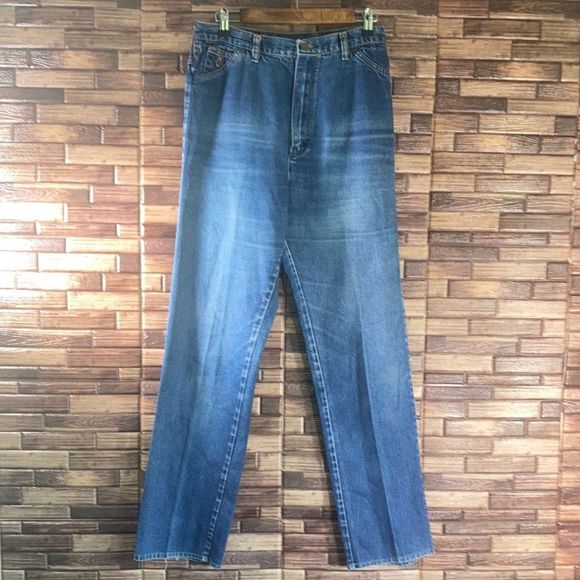 Vintage Women’s Rustler Straight Leg Blue Jeans Size 30x32 - Picture 1 of 15